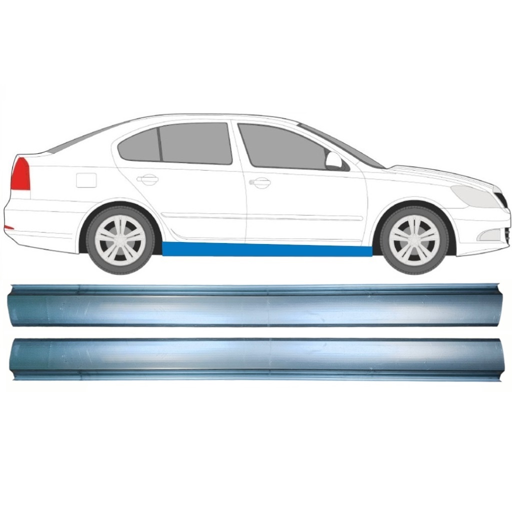 Prag Za Skoda Octavia Ii 2004-2013 / Levo = Desno (Simetrično) / Komplet 10309