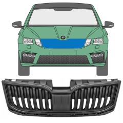Črna Rešetka za Skoda Octavia III 2017-2020 / Komplet 7549