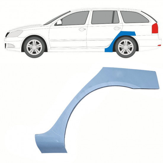 Bok delni za Skoda Octavia 2004-2013 / Leva 10186