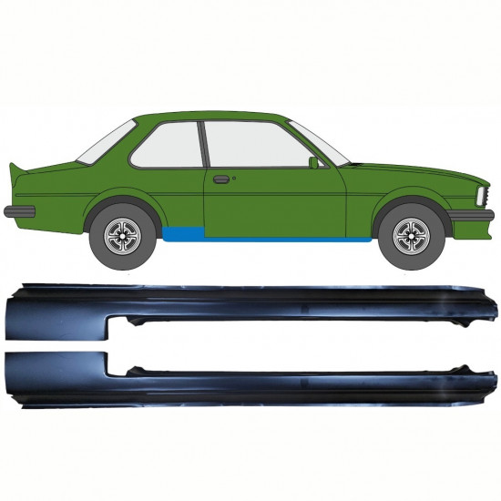 Prag za Opel Ascona B 1975-1981 / Komplet 11074