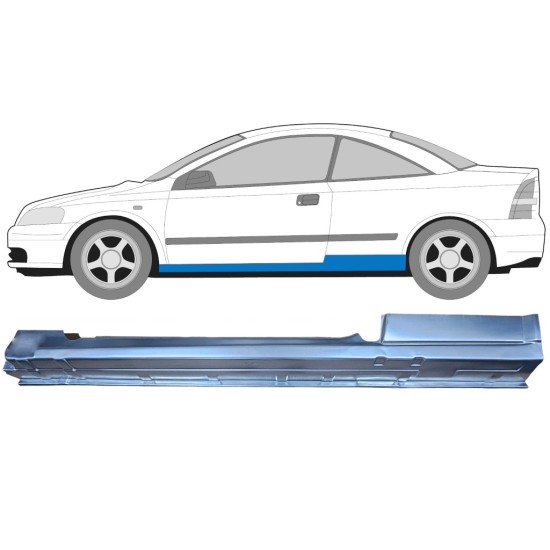 Prag za Opel Astra G 1998-2009 / Leva / COUPE 15963