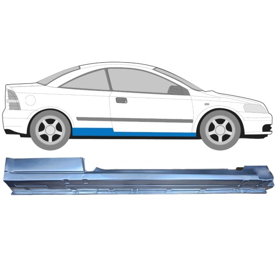 Prag za Opel Astra G 1998-2009 / Desna / COUPE 15962
