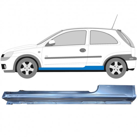 Prag za Opel Corsa 2000-2010 / Leva 6878