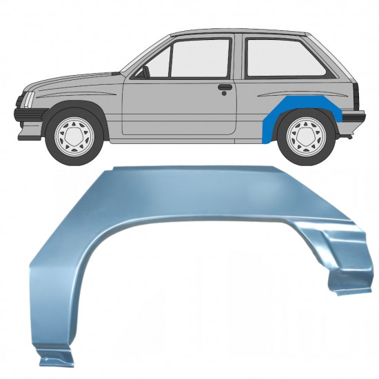Bok delni za Opel Corsa A 1982-1993 / Leva 7702