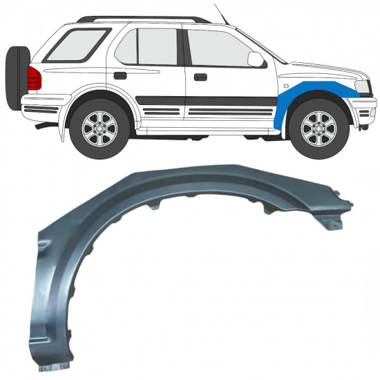 Popravni panel prednjega blatnika za Opel Frontera B 1999-2002 / Desna 7830