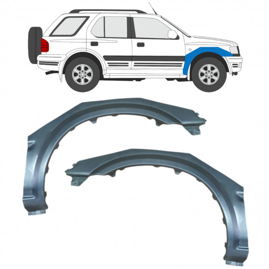 Popravni panel prednjega blatnika za Opel Frontera B 1999-2002 / Levo+Desno / Komplet 9994