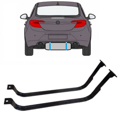 Trakovi za pritrditev rezervoarja goriva za Opel Insignia 2008-2017 15991