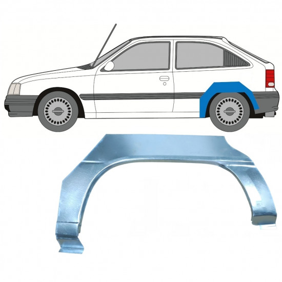 Bok delni za Opel Kadett 1984-1993 / Leva 7362