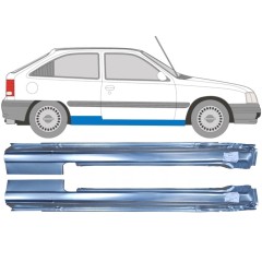 Prag za Opel Kadett E Astra 1984-1993 / Levo+Desno / Komplet 9449