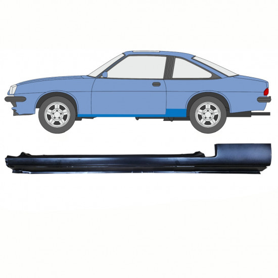 Prag za Opel Manta B 1975-1988 / Leva /  8793