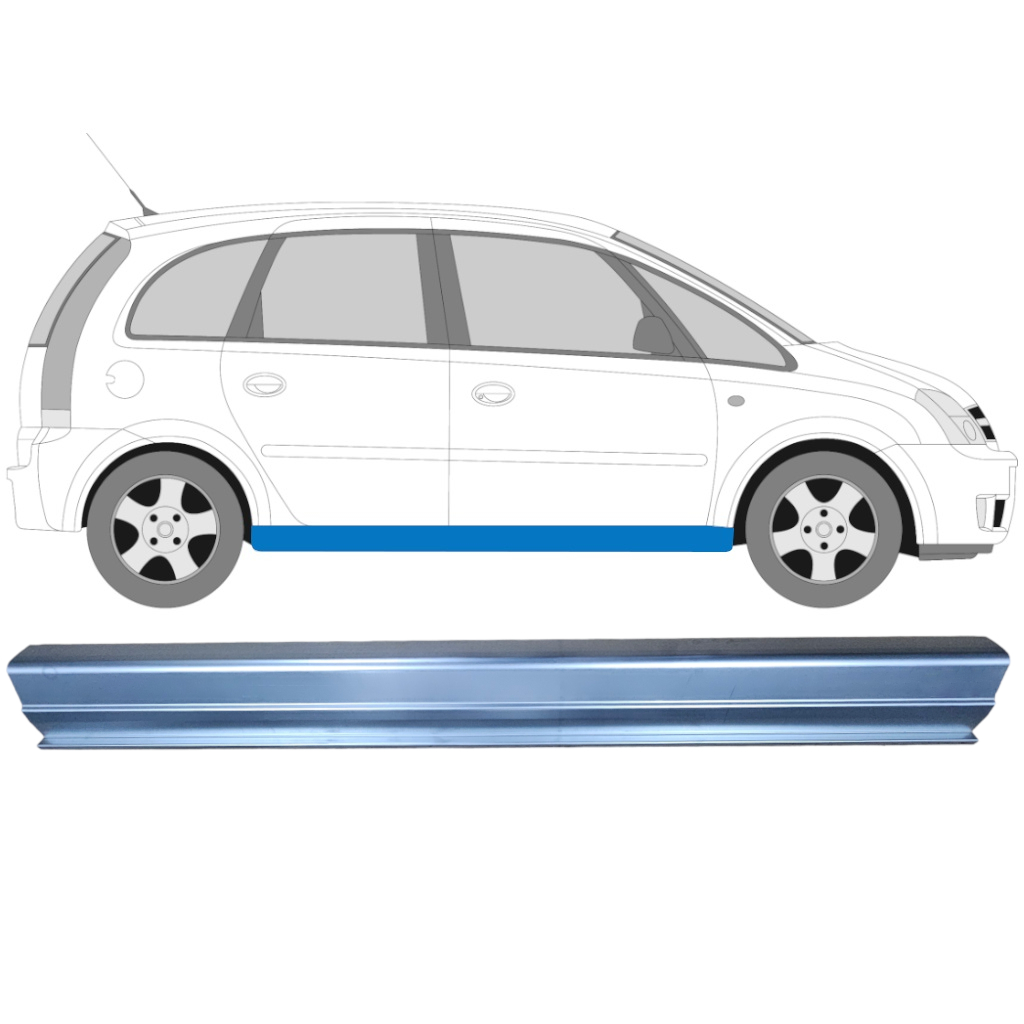 Prag Za Opel Meriva 2003-2010 / Levo = Desno (Simetrično) 6884