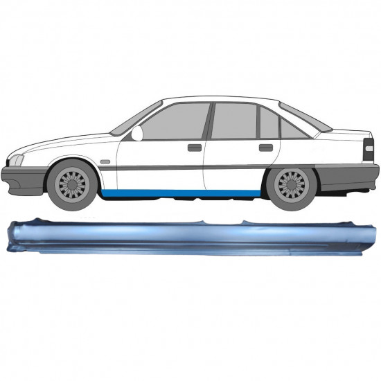 Prag za Opel Omega A 1986-1993 / Leva 8071