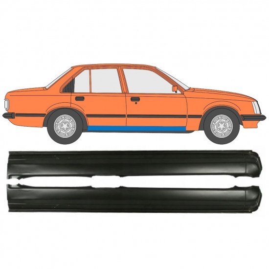 Prag za Opel Rekord E 1977-1986 / Levo+Desno / Komplet 10480