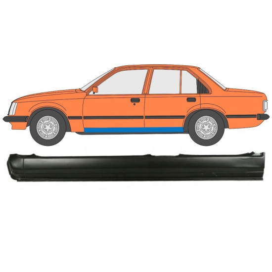 Prag za Opel Rekord E 1977-1986 / Leva 8075