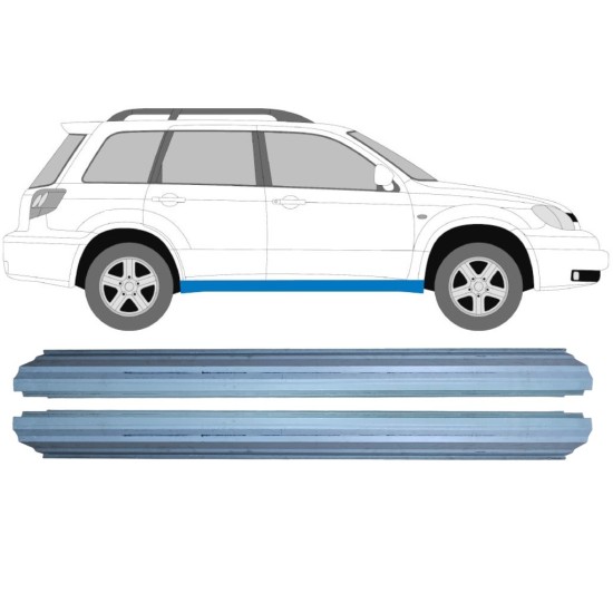 Prag za Mitsubishi Outlander 2003-2007 / Levo+Desno / Komplet 16144