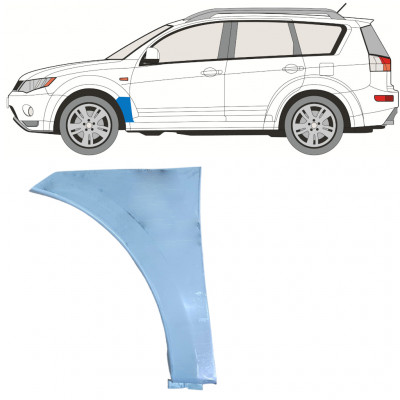 Popravni panel prednjega blatnika za Mitsubishi Outlander 2007-2012 / Leva 10901