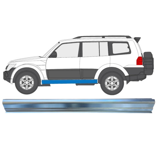 Prag za Mitsubishi Pajero 2006-2021 / Leva 16350