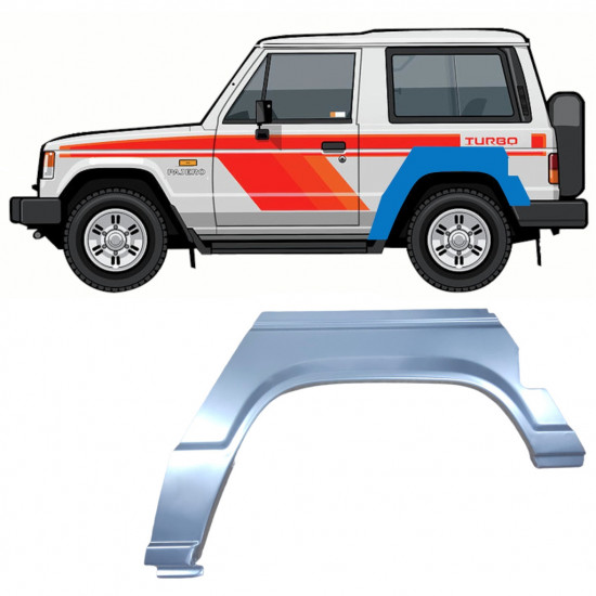 Bok delni za Mitsubishi Pajero 1982-1992 / Leva /  6065