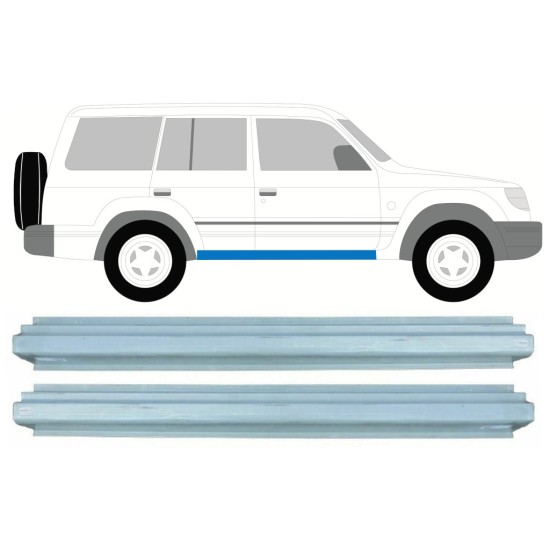 Prag za Mitsubishi Pajero 1991-2001 / Levo+Desno / Komplet 16000