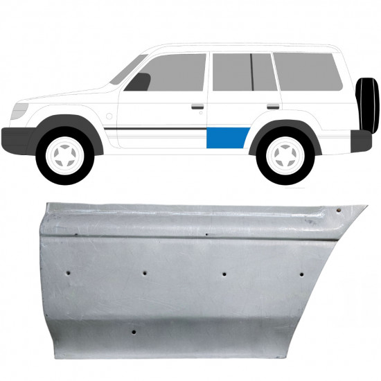 Popravni panel zadnjih vrat za Mitsubishi Pajero 1991-2001 / Leva 7179