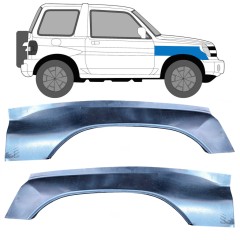 Popravni panel prednjega blatnika za Mitsubishi Pajero Pinin 1998-2007 / Levo+Desno / Komplet 10624
