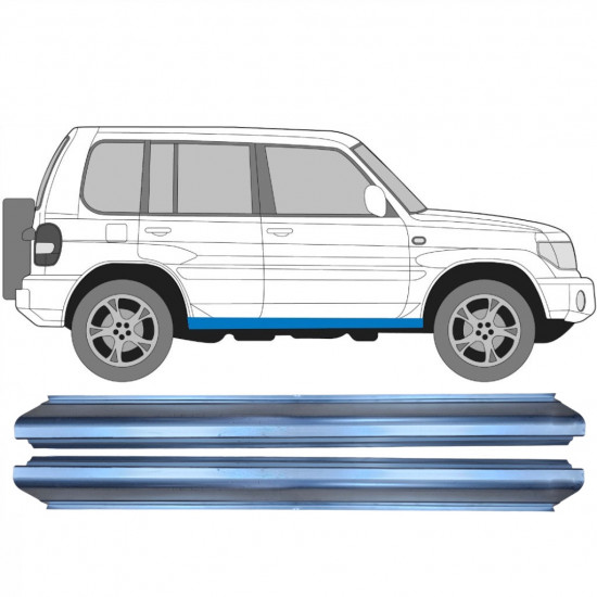 Prag za Mitsubishi Pajero Pinin 1998-2007 / Komplet 11363