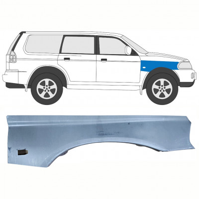 Popravni panel prednjega blatnika za Mitsubishi Pajero Sport 1996-2008 / Desna 8397