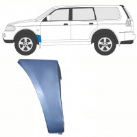 Popravni panel sprednjega blatnika za Mitsubishi Pajero Sport 1996-2008 / Leva 8457