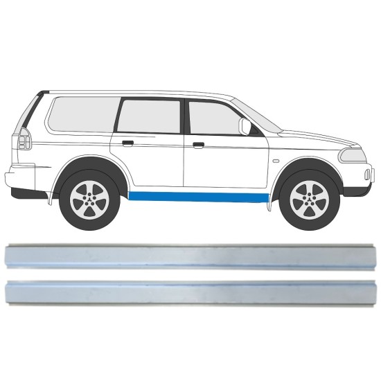 Notranji popravni panel praga za Mitsubishi Pajero Sport 1996-2008 / Levo+Desno / Komplet 14872