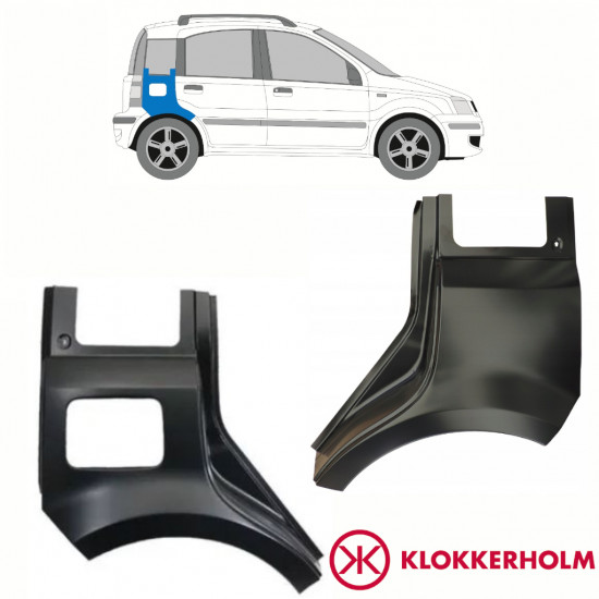 Bok delni za Fiat Panda 2003-2012 / Levo+Desno / Komplet 10753