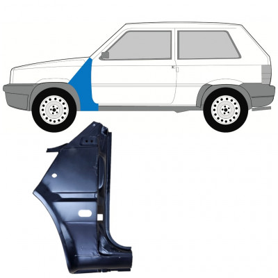 Popravni panel prednjega blatnika za Fiat Panda 1980-2002 / Leva 11812