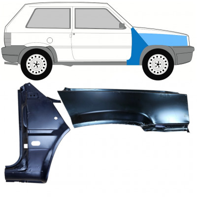 Popravni panel prednjega blatnika za Fiat Panda 1980-2002 / Desna / Komplet 11816