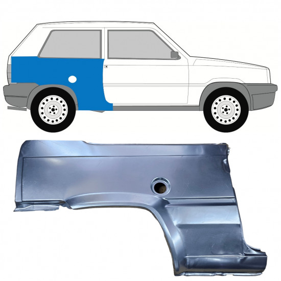 Bok delni za Fiat Panda 1980-2002 / Desna 11814