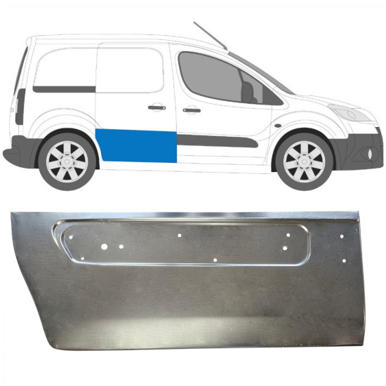 Popravni panel drsnih vrat za Peugeot Partner 2008-2018 / Desna 16622