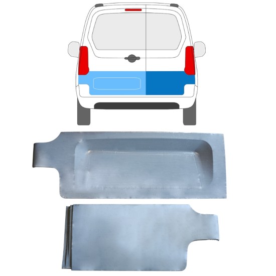 Popravni panel zadnjih vrat za Citroen Berlingo 2008-2018 / Levo+Desno 15213