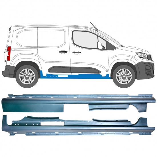 Prag za Peugeot Partner 2018-2023 / Leva / Desna / Levo+Desno / Komplet 12881