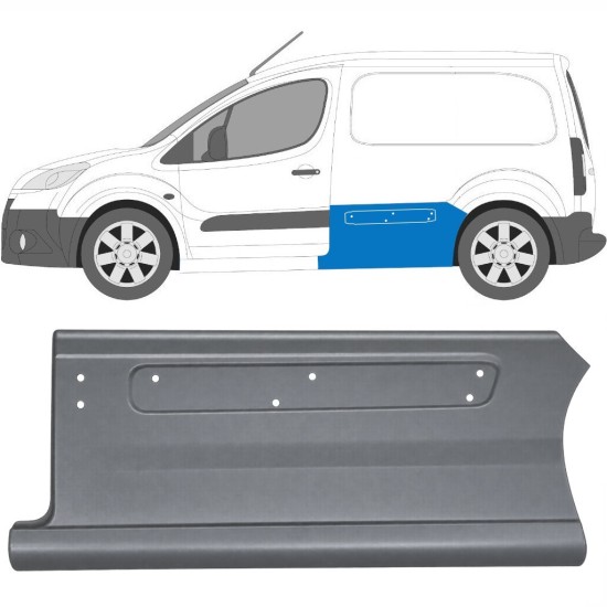 Popravni stranski panel za Peugeot Partner 2008-2018 / Leva 17016