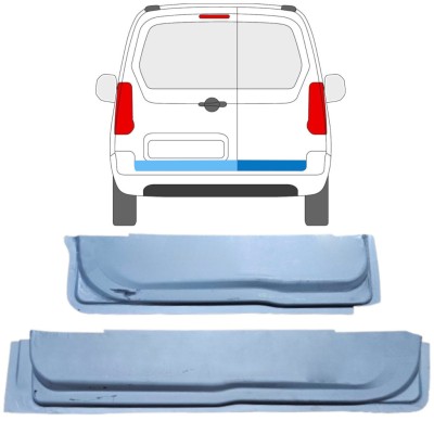 Notranji popravni panel zadnjih vrat za Citroen Berlingo 2008-2018 / Levo+Desno 16912