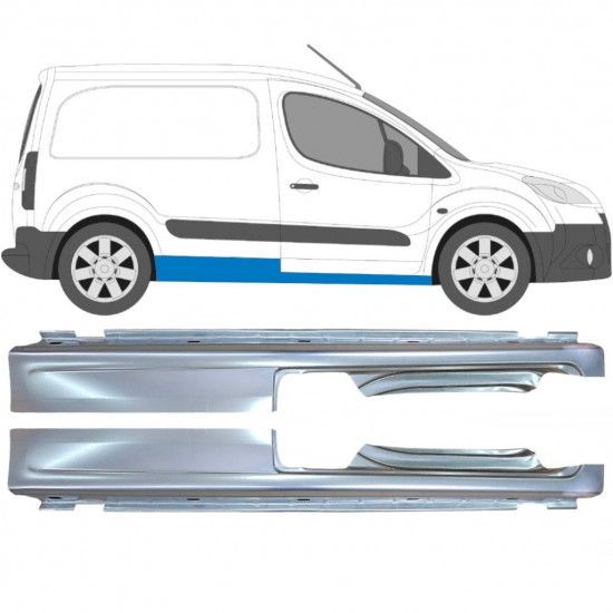 Prag za Peugeot Partner C Berlingo 2008- / Levo+Desno / Komplet 10113