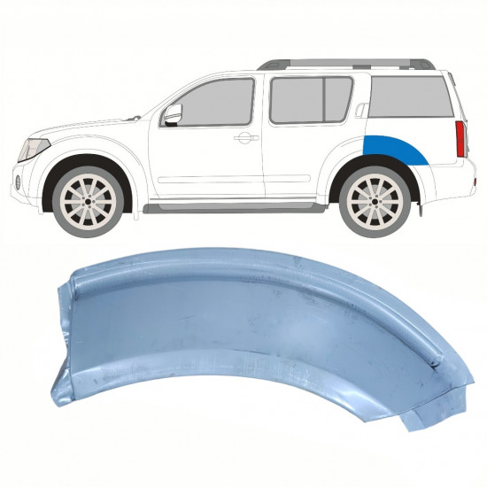 Popravni panel zgornjega dela zadnjega blatnika za Nissan Pathfinder 2004-2013 / Leva 8681