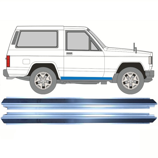 Prag za Nissan Patrol K160 1979-1990 / Levo+Desno / Komplet 16291