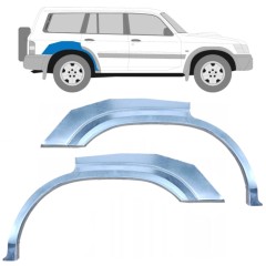 Bok delni za Nissan Patrol Y61 GY61 1997-2009 / Levo+Desno / Komplet 10283