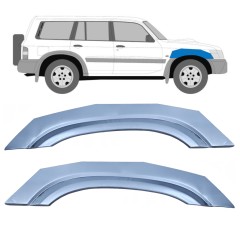 Popravni panel prednjega blatnika za Nissan Patrol Y61 GY61 1997-2009 / Levo+Desno / Komplet 10573