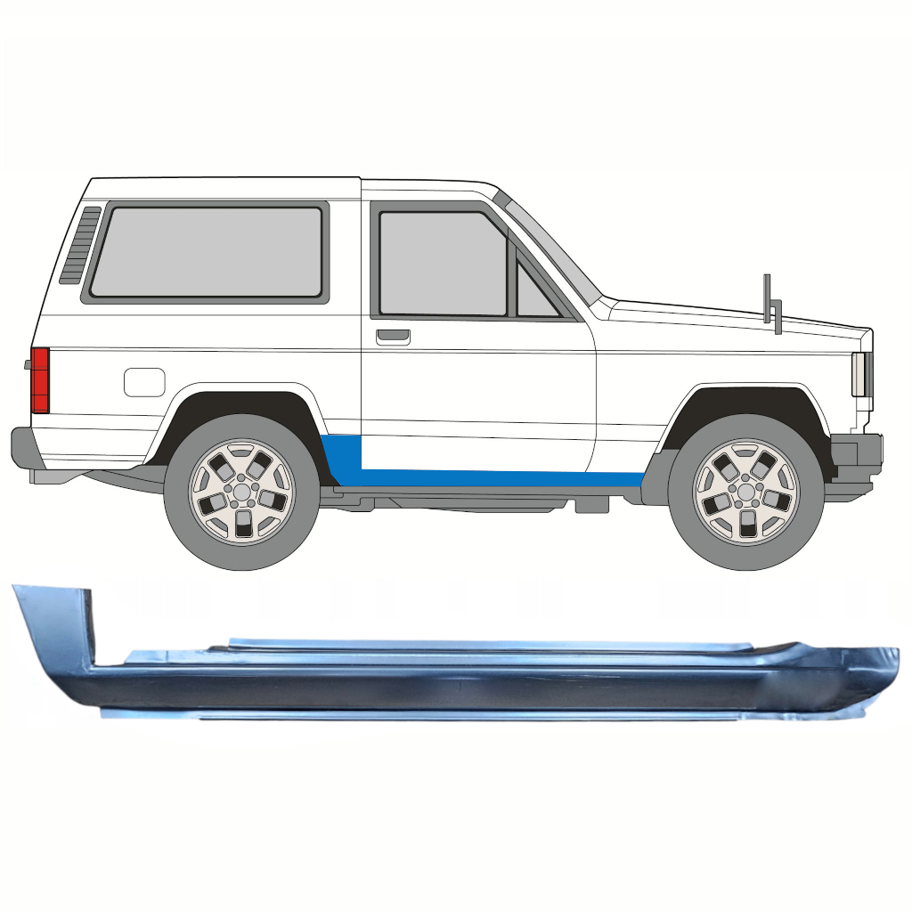 Prag Za Nissan Patrol 1979-1993 / Desna 8639