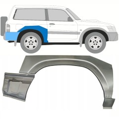 Bok delni za Nissan Patrol Y61 GY61 1997-2009 / Desna / Komplet 10798