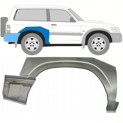 Bok delni za Nissan Patrol 1997-2009 / Desna / Komplet 10798