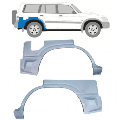 Nissan Patrol 2005-2009 Rear wing panel / Set