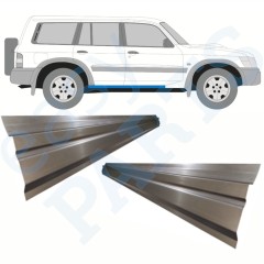 Notranji popravni panel praga za Nissan Patrol Y61 GY61 1997-2009 / Levo = Desno (simetrično) / Komplet 10366