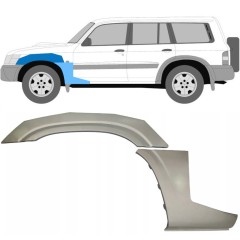 Popravni panel prednjega blatnika za Nissan Patrol Y61 GY61 1997-2009 / Leva / Komplet 10033