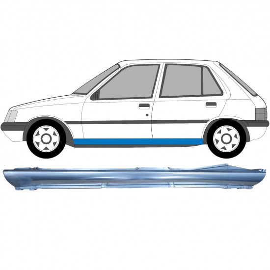 Prag za Peugeot 205 1983-1998 / Leva 6948